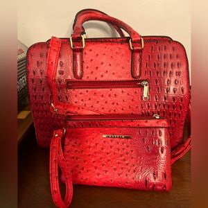 Dasein Shoulder and Top Handle bag with matching clutch.